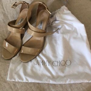 Jimmy Choo wedges with bag